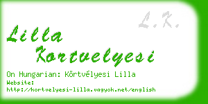 lilla kortvelyesi business card