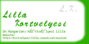 lilla kortvelyesi business card